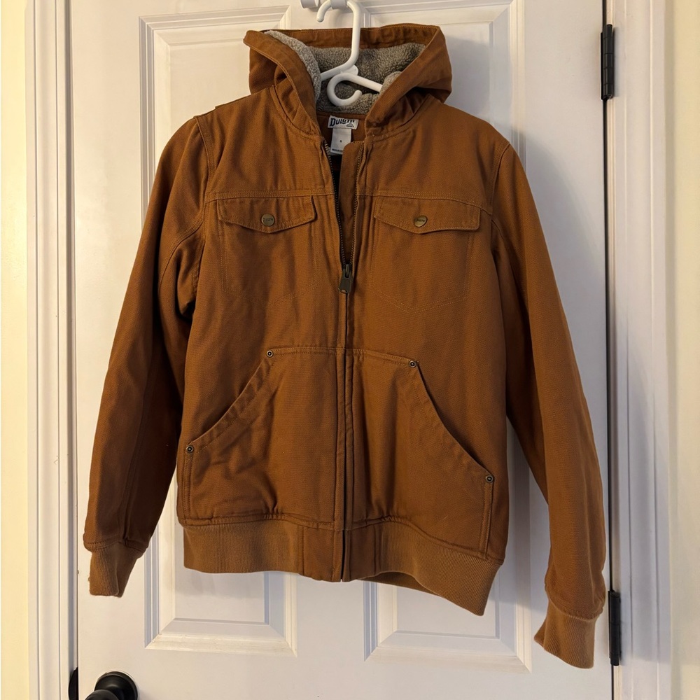Duluth Superior Fire hose Tan Hooded Jacket